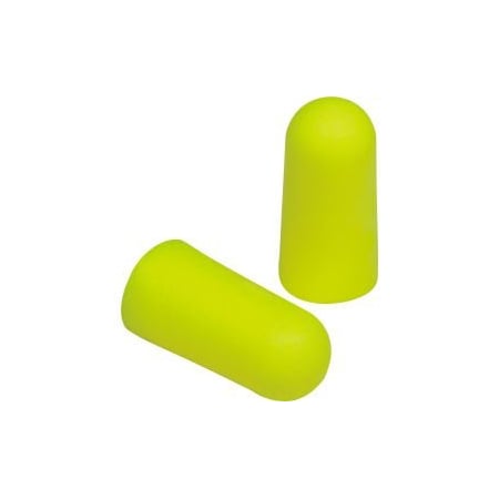 3M No Foam Bullet Shape, 33 dB, Yellow 7000002303